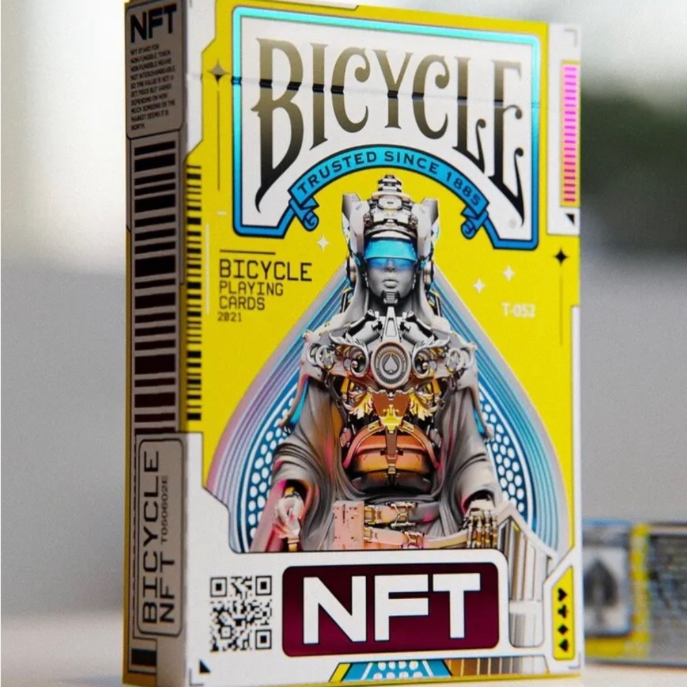 New sealed Bicycle NFT playing cards. Limited quantity made.